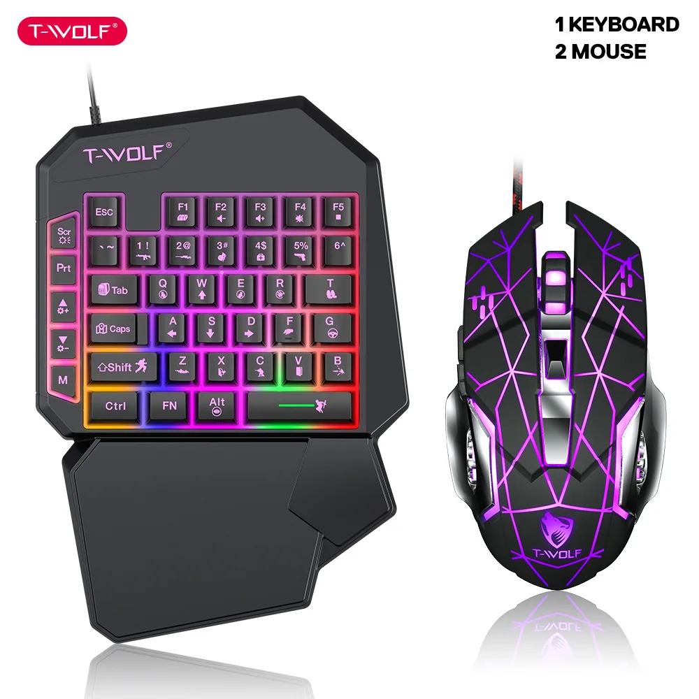T-WOLF TF900 Juego de trono de - Gaming Keyboard Mouse And Headset Combo reseña y precio