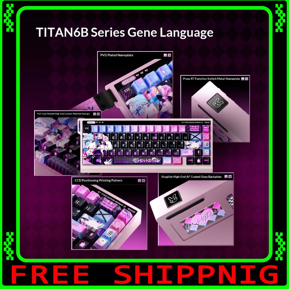 Titan Nation TITAN68V2HE tecla - Gaming Keyboard Mechanical reseña y precio