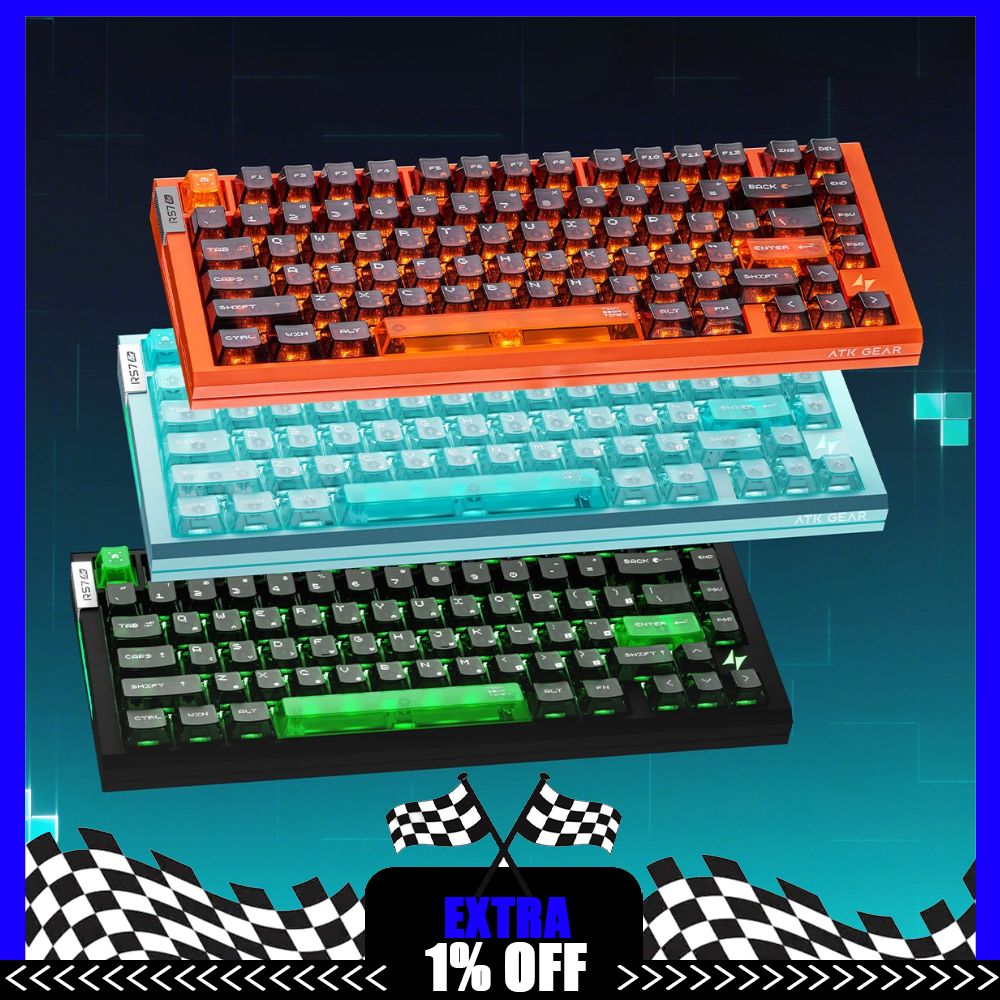 Gaming Keyboard Hall Effect Switches - Teclado ATK RS7 Air Cyber con