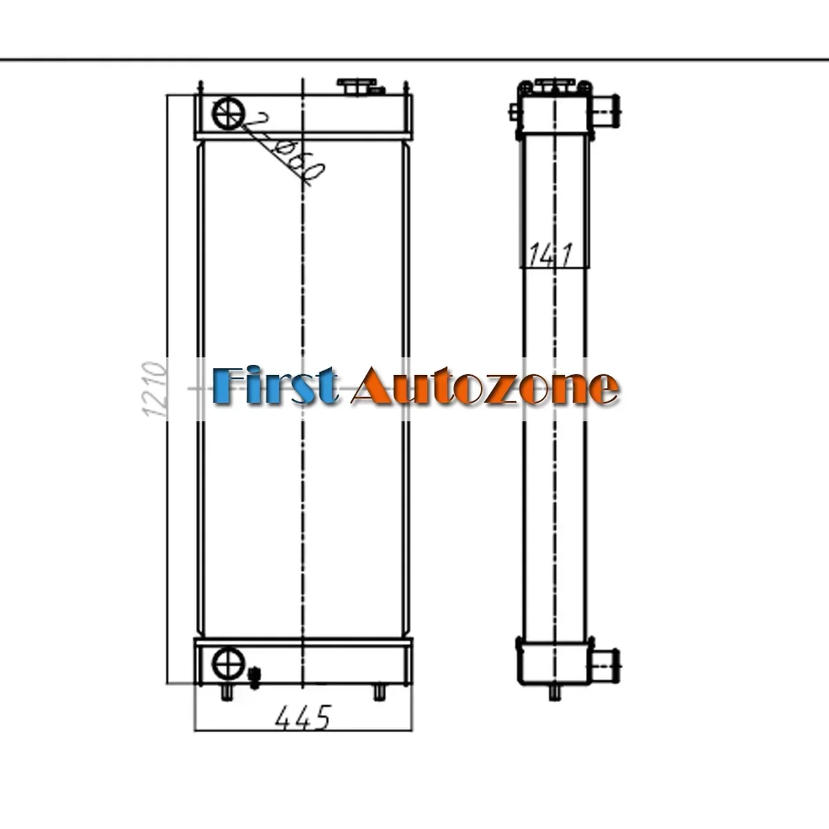 Radiador de Tanque de Agua LN0 - Aluminum Case 65 reseña y precio