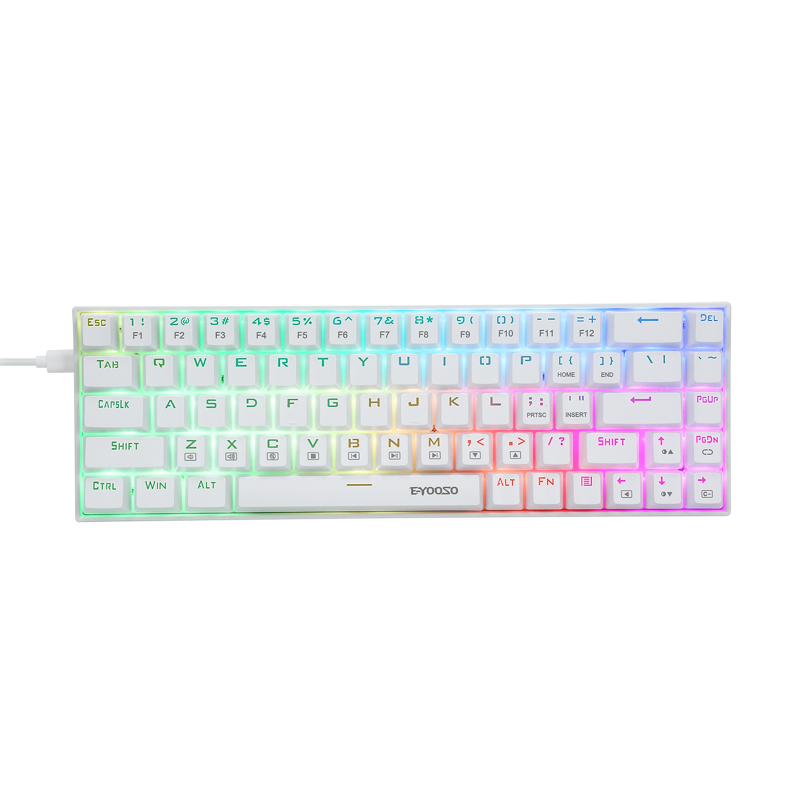 Mini teclado mecánico para jue - Gaming Keyboard E Yooso reseña y precio