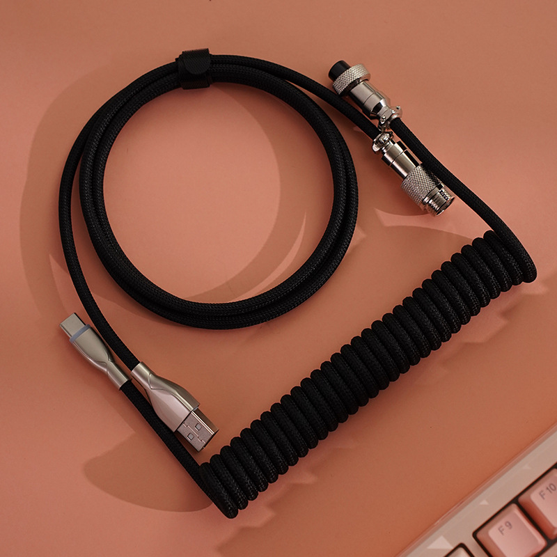 Cable USB Tipo C en Espiral pa - Gaming Keyboard Brand reseña y precio