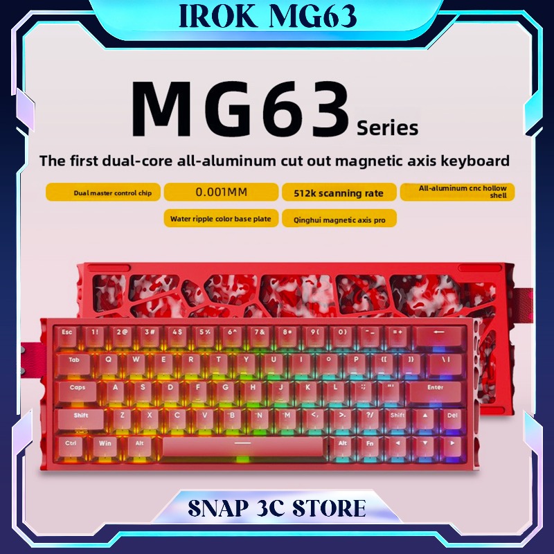 Teclado IROK MG63 CNC de Alumi - Gaming Keyboard E Yooso reseña y precio