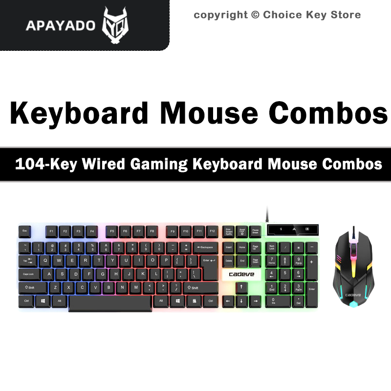 APAYADO LDK9122 Set de Teclado - Gaming Keyboard Mouse Set reseña y precio