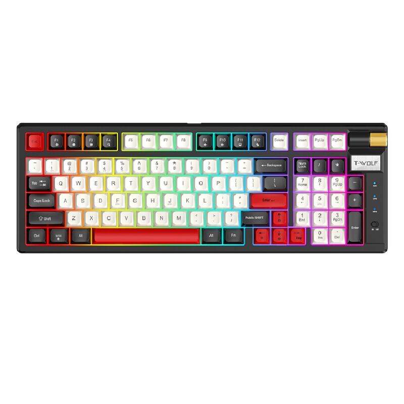 Teclado Mecánico Retro Tri-Mod - Gaming Keyboard Hall Effect Switches reseña y precio