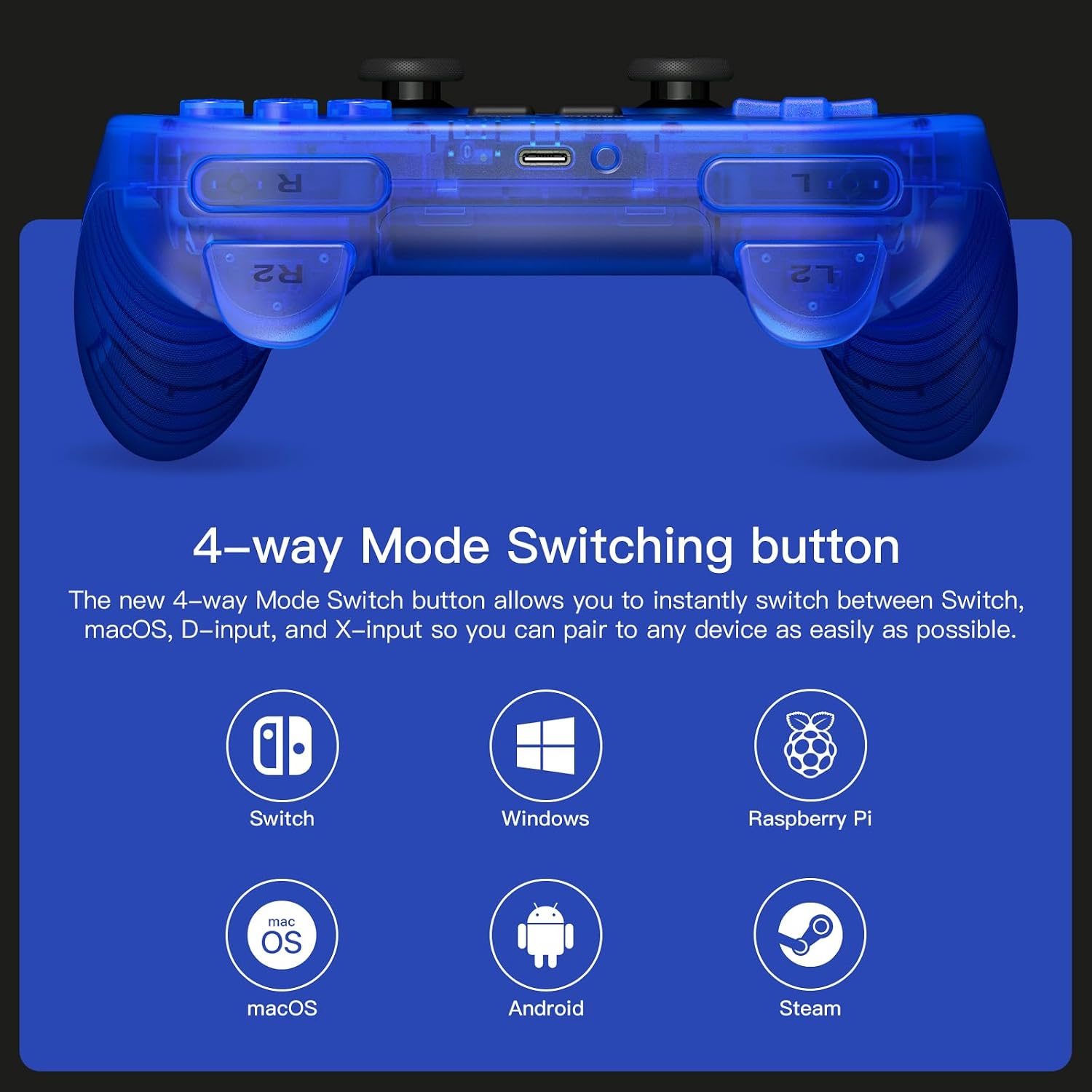 8BitDo Pro 2 controlador Bluet - Gaming Keyboard Hall Effect reseña y precio