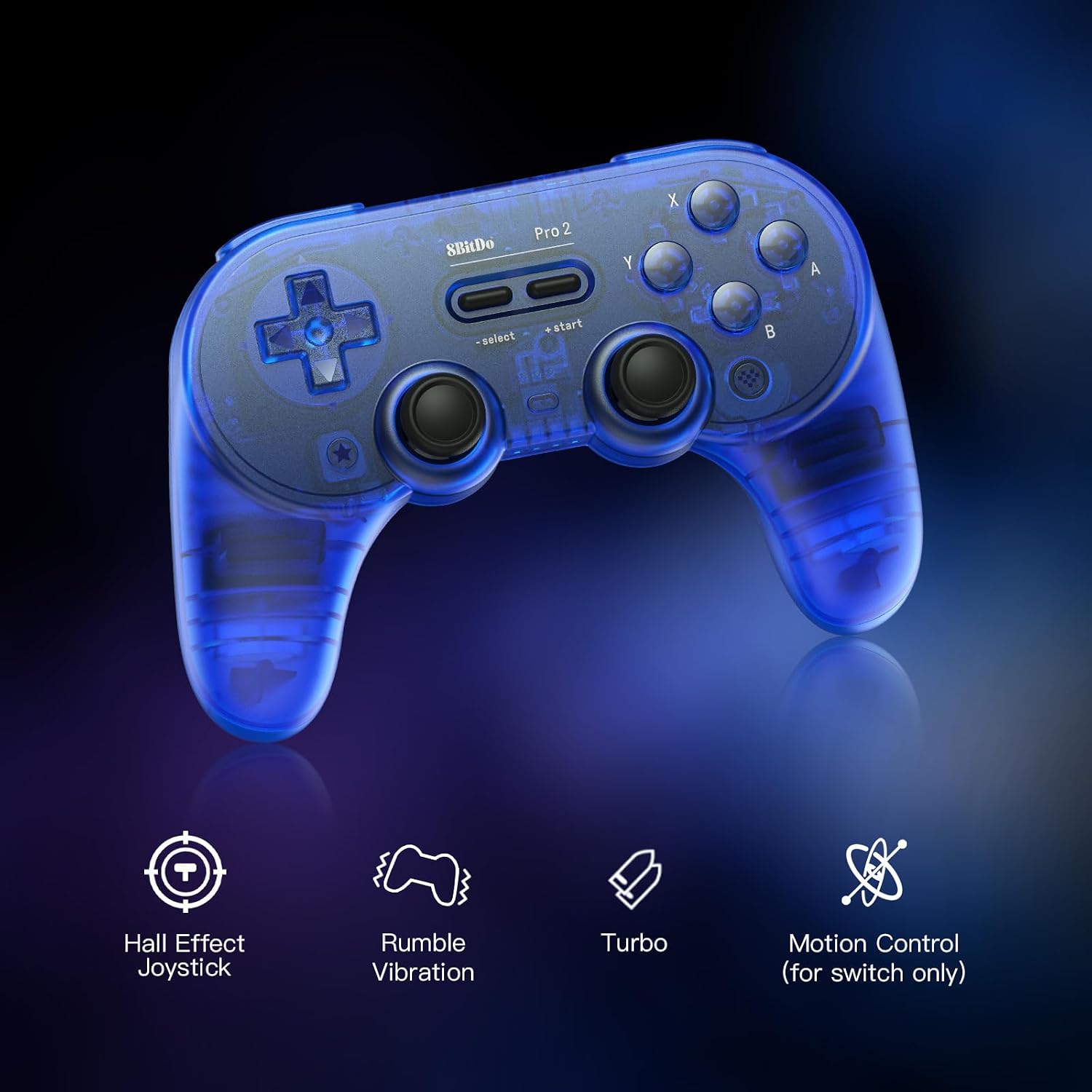 8BitDo Pro 2 controlador Bluet - Gaming Keyboard Hall Effect reseña y precio