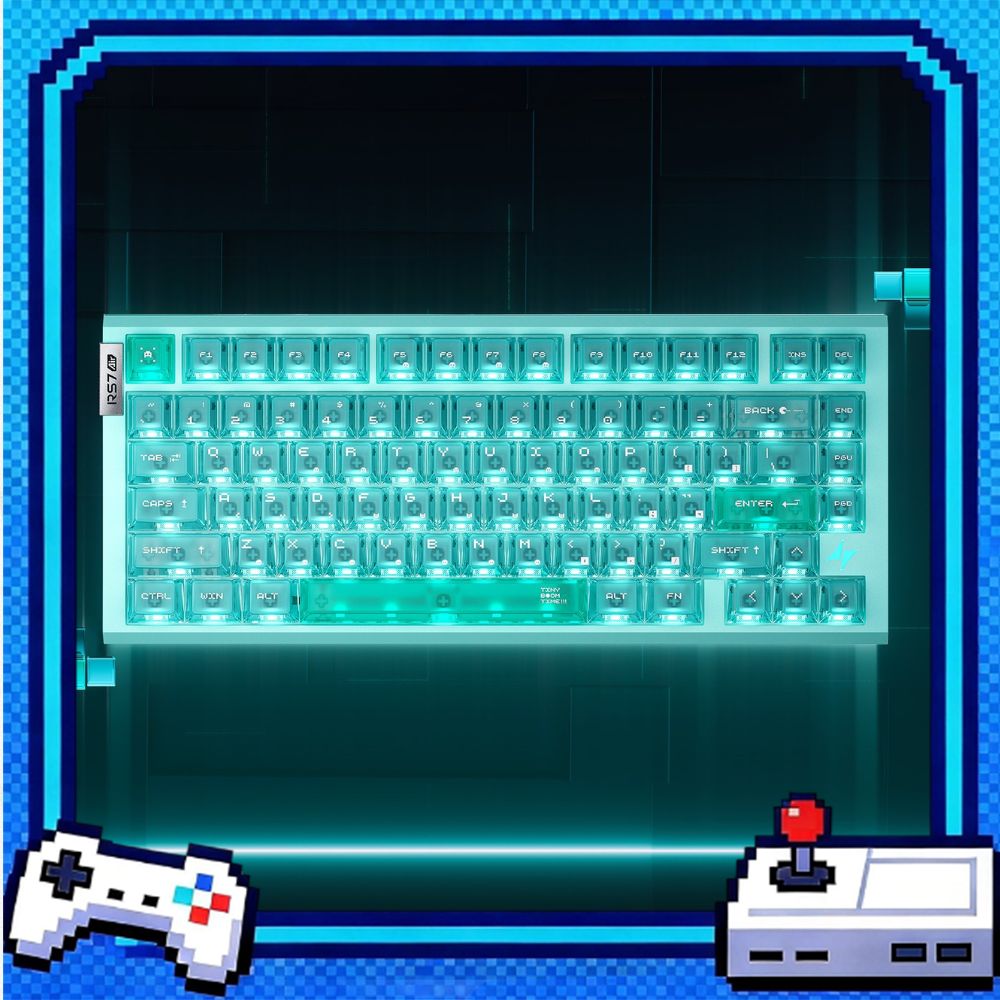 Teclado ATK RS7 Air Cyber con  - Gaming Keyboard Hall Effect Switches reseña y precio