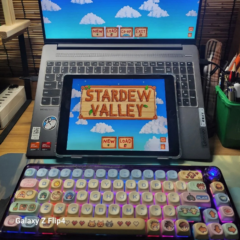 Stardew Valley 78 teclas Pixel - Gaming Keyboard Mechanical reseña y precio