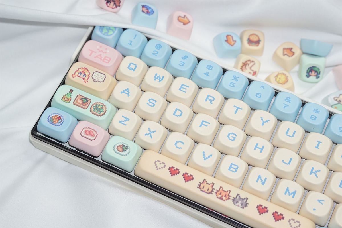Stardew Valley 78 teclas Pixel - Gaming Keyboard Mechanical reseña y precio