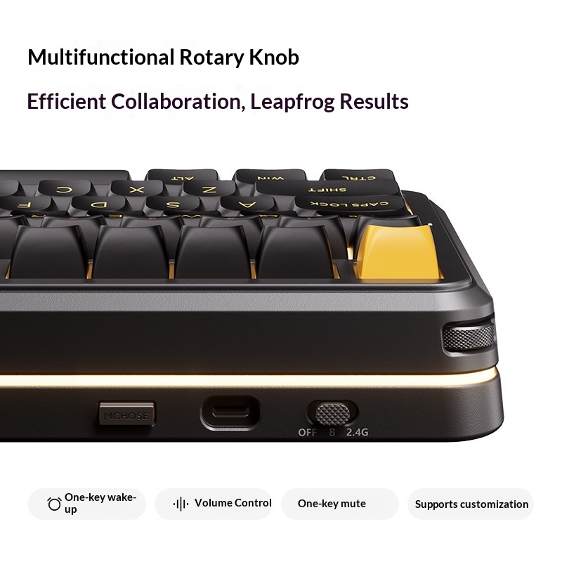 Teclado Mecánico Personalizabl - Gaming Keyboard Mechanical Wireless reseña y precio