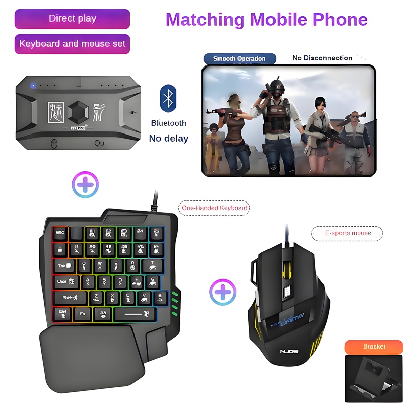 Convertidor de Juegos para Tel - Gaming Keyboard Mouse And Headset Combo reseña y precio