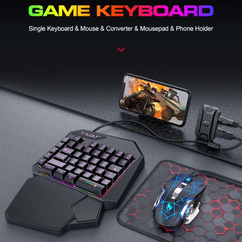 T-WOLF TF900 Juego de trono de - Gaming Keyboard Mouse And Headset Combo reseña y precio