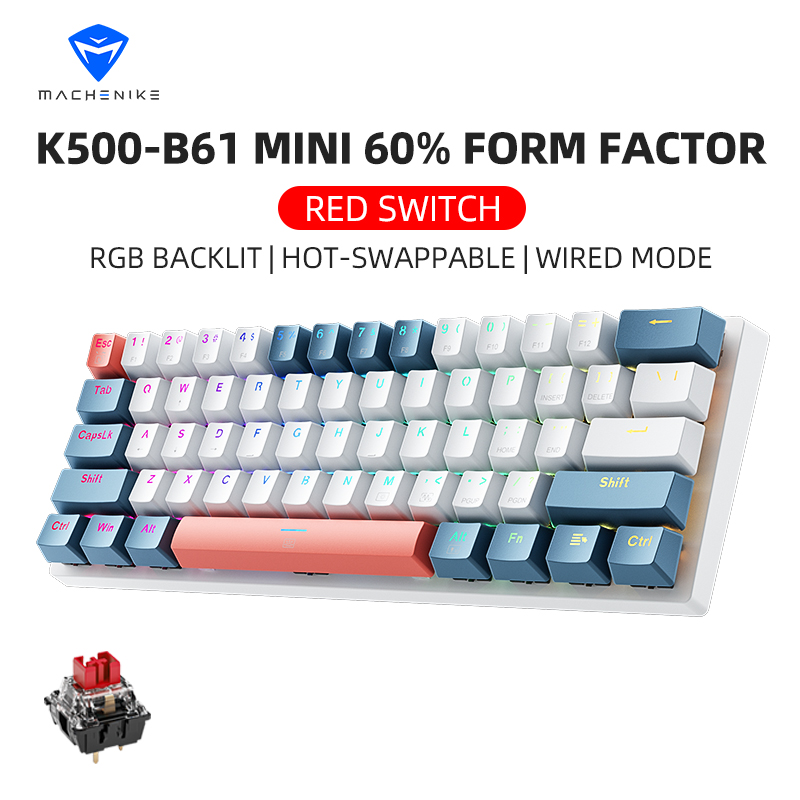 K500-B61 Machenike Mini Keybao - Gaming Keyboard E Yooso reseña y precio