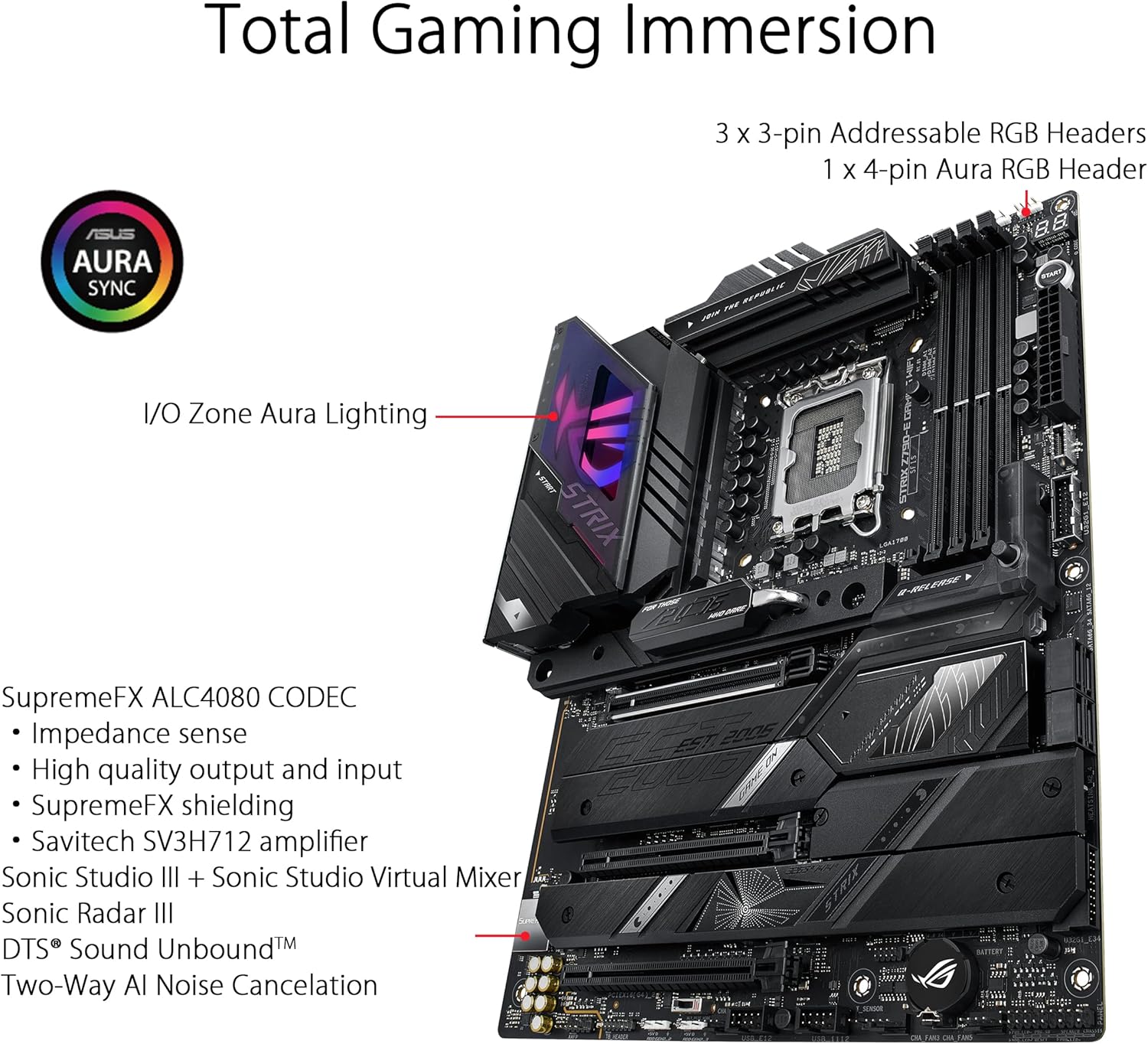 ASUS ROG STRIX Z790-E GAMING W - Intel Cpu Core I7 reseña y precio