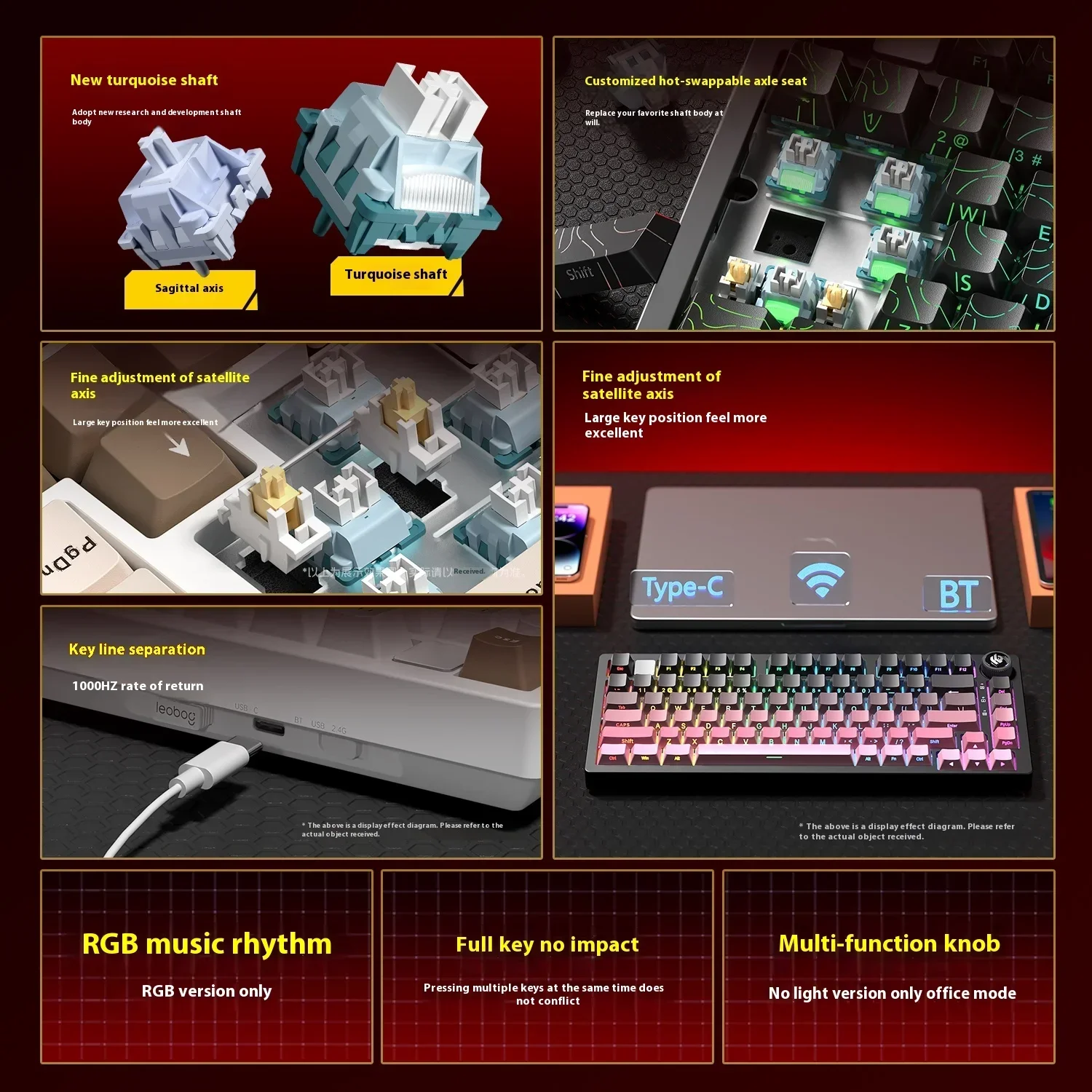 Nuevo Teclado Mecánico Inalámb - Gaming Keyboard Number Pad reseña y precio