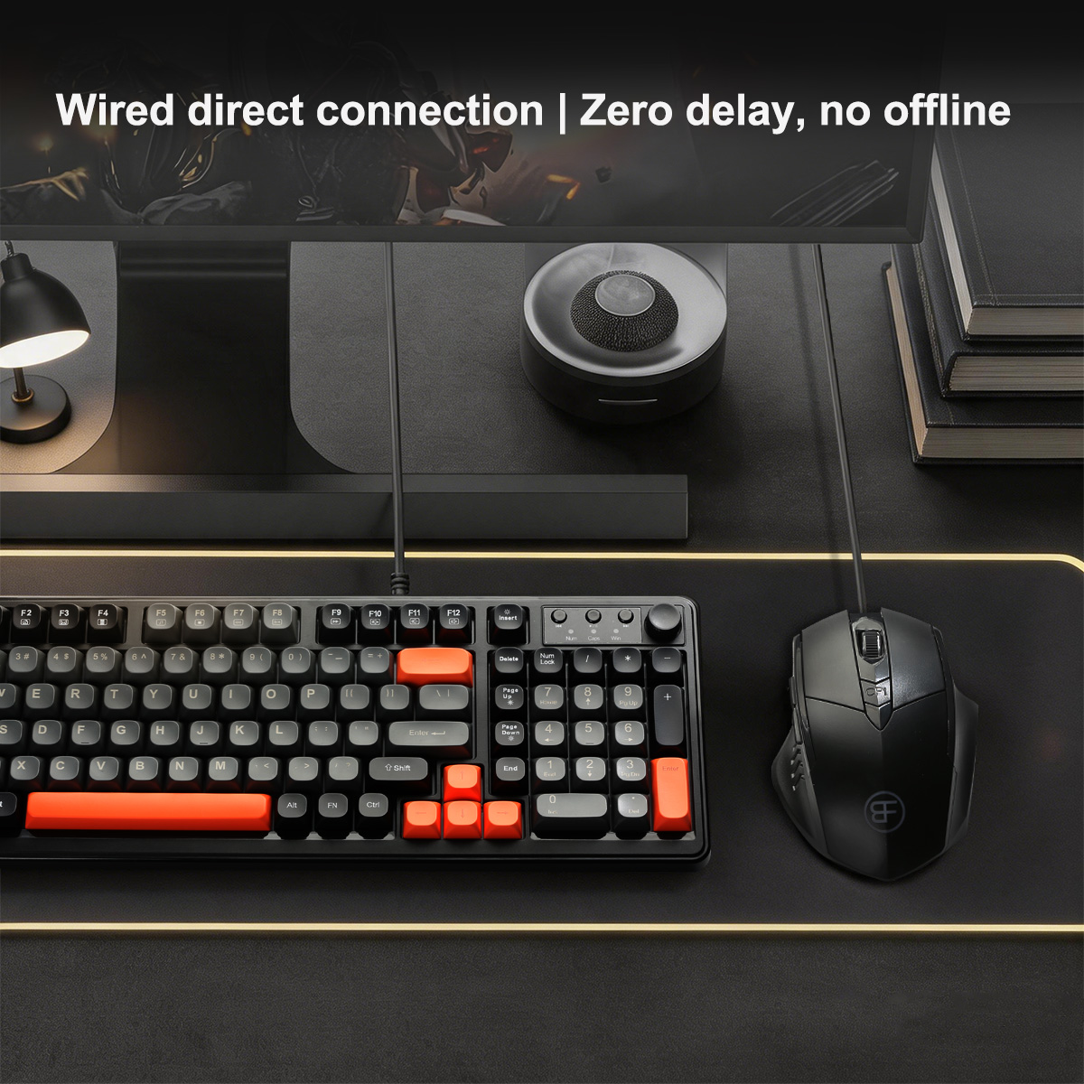 Teclado y ratón RGB, combo de  - Gaming Keyboard Mouse Set reseña y precio