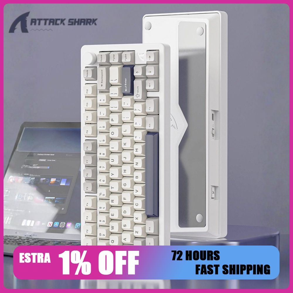 Teclado Mecánico Attack Shark  - Gaming Keyboard Mechanical Wireless reseña y precio