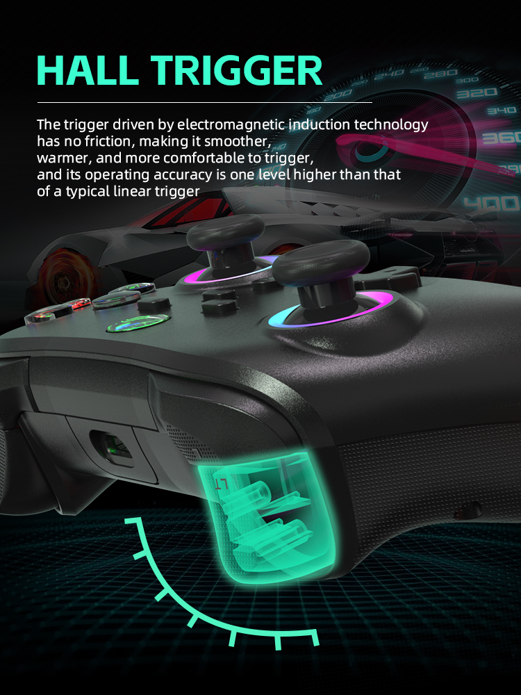Controlador inalámbrico Data F - Gaming Keyboard Hall Effect reseña y precio