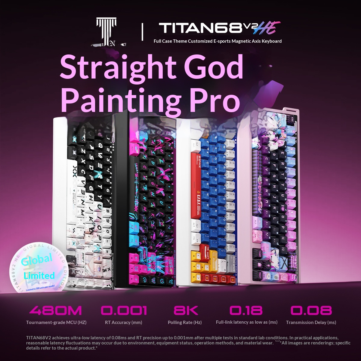 Titan Nation TITAN68V2HE tecla - Gaming Keyboard Mechanical reseña y precio