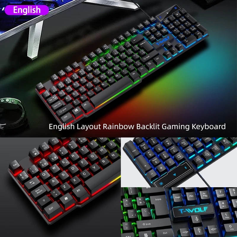 Set de Juego 5 en 1: Teclado c - Gaming Keyboard Mouse Set reseña y precio