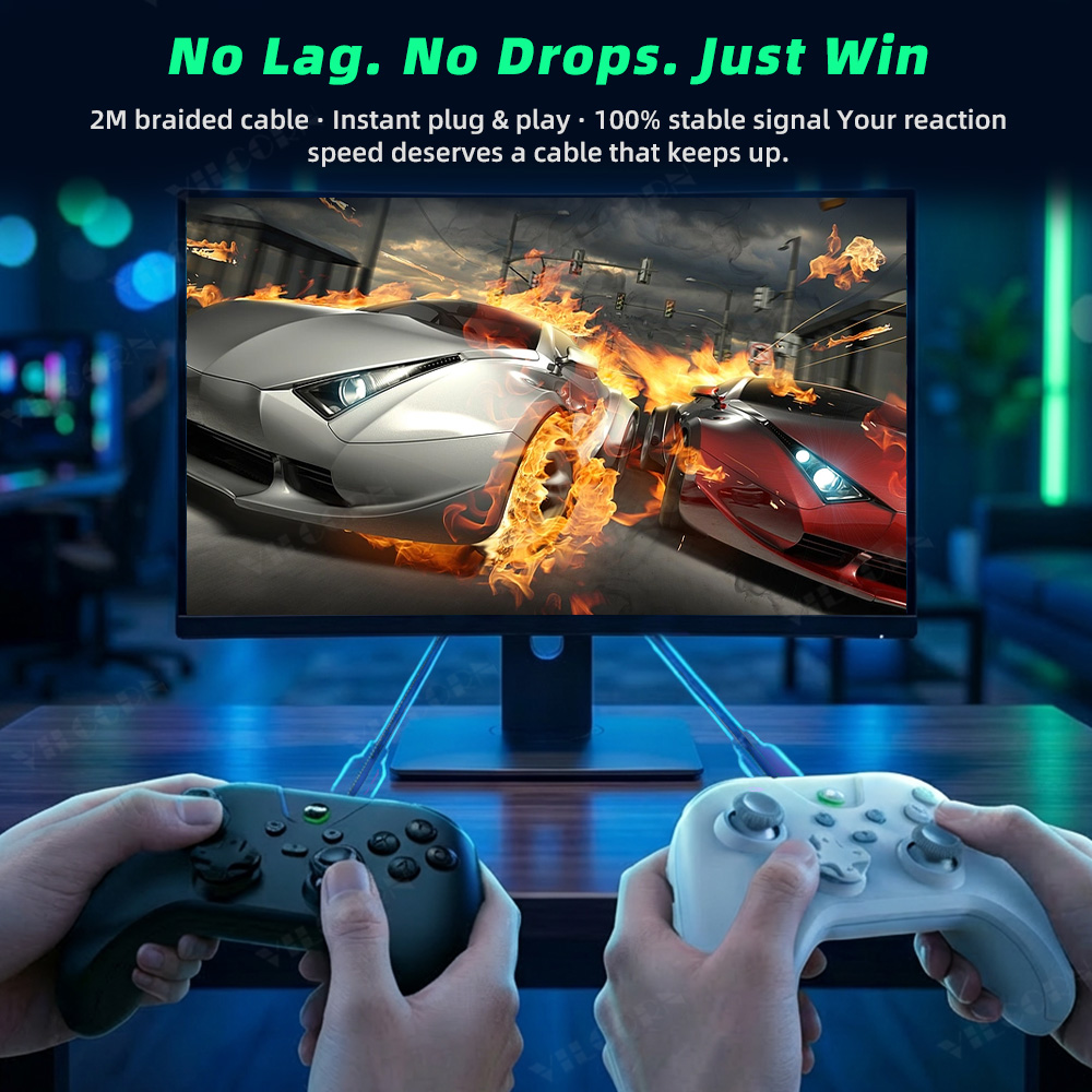Controlador de juegos con cabl - Gaming Keyboard Hall Effect reseña y precio