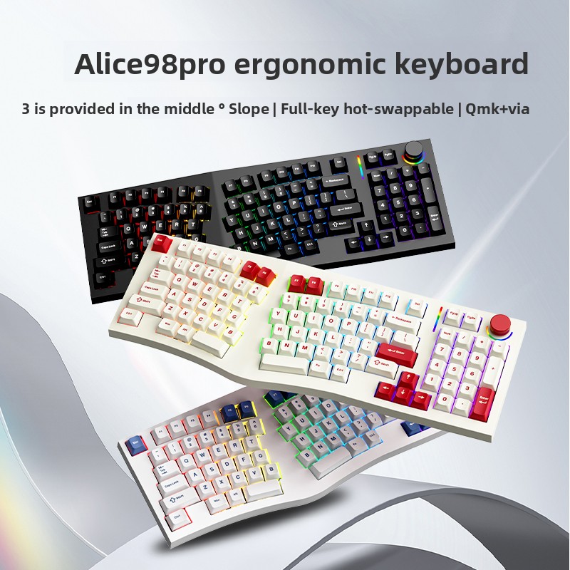 FEKER Alice98pro Teclado Mecán - Gaming Keyboard Hand reseña y precio