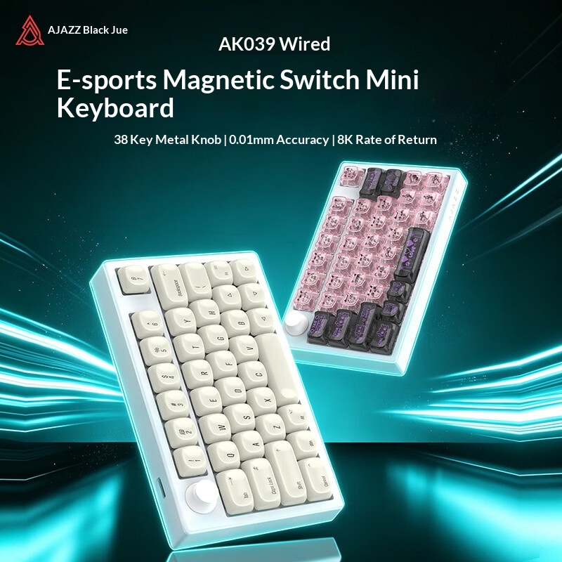 Teclado para Juegos Ajazz AK03 - Gaming Keyboard Hall Effect Switches reseña y precio