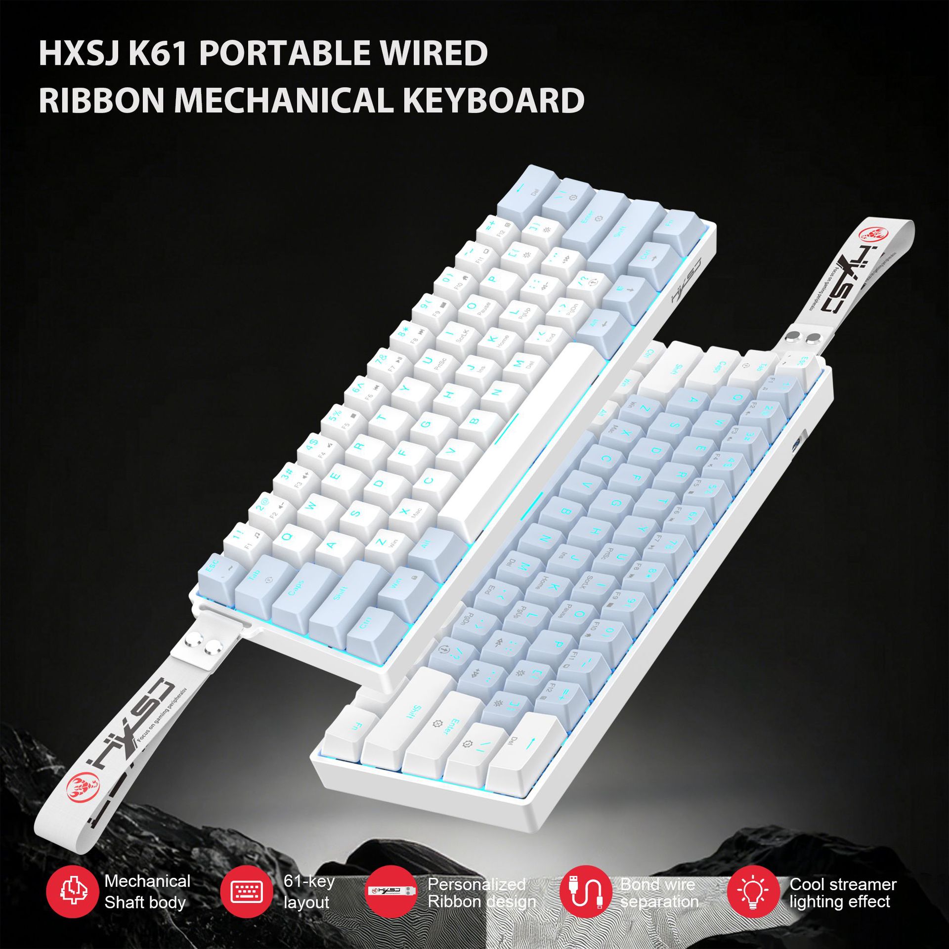 Teclado mecánico con cable de  - Gaming Keyboard Mouse Set reseña y precio